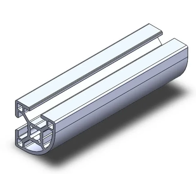 Aluminium profile 30x30 radius | Tuli-shop.com