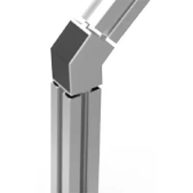 Connector Angle 45° for profile 45x45
