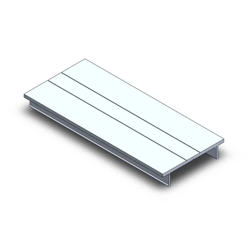 Cover for duct aluminium profile 45x25 | Tuli-shop.com  
