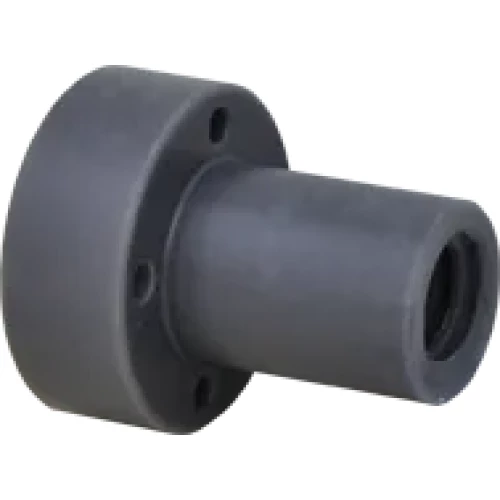 Flanged plastic trapezoidal nuts