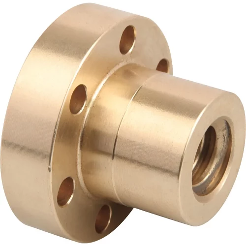 Flanged bronze trapezoidal nuts