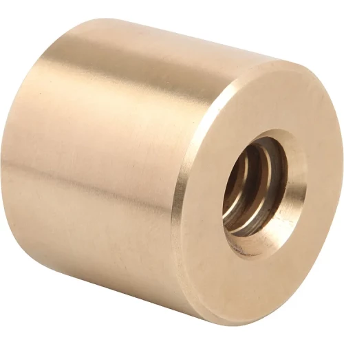 Cylindrical bronze trapezoidal nuts