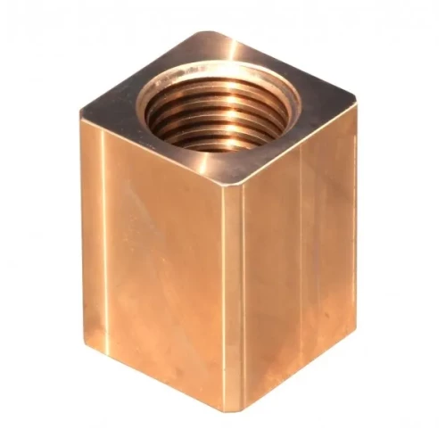Square brass trapezoidal nuts