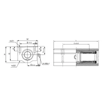 ECONOMY linear bearing KBA 30 LUU -2 | Tuli-shop.com