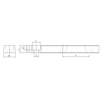WON miniature linear guide rail M 12 N | Tuli-shop.com