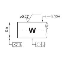 W6/h6 linear round shaft -2 | Tuli-shop.com