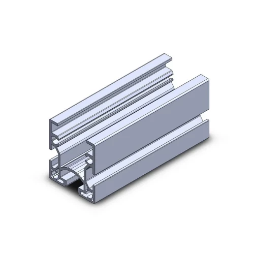Perfil aluminio 40x45 para carriles de rodillos | Tuli-shop.com