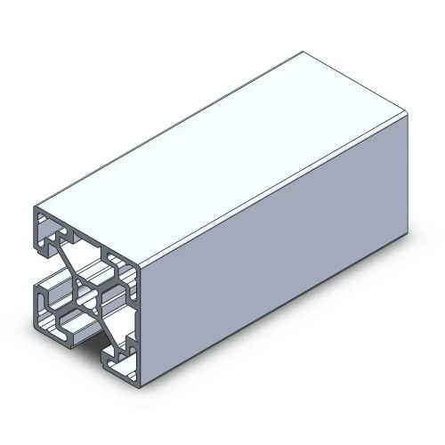 Perfil aluminio 40x40 cerrado por dos lados | Tuli-shop.com