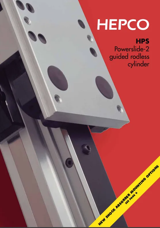 HPS Pneumatic Linear Actuator Catalogue hepcomotion